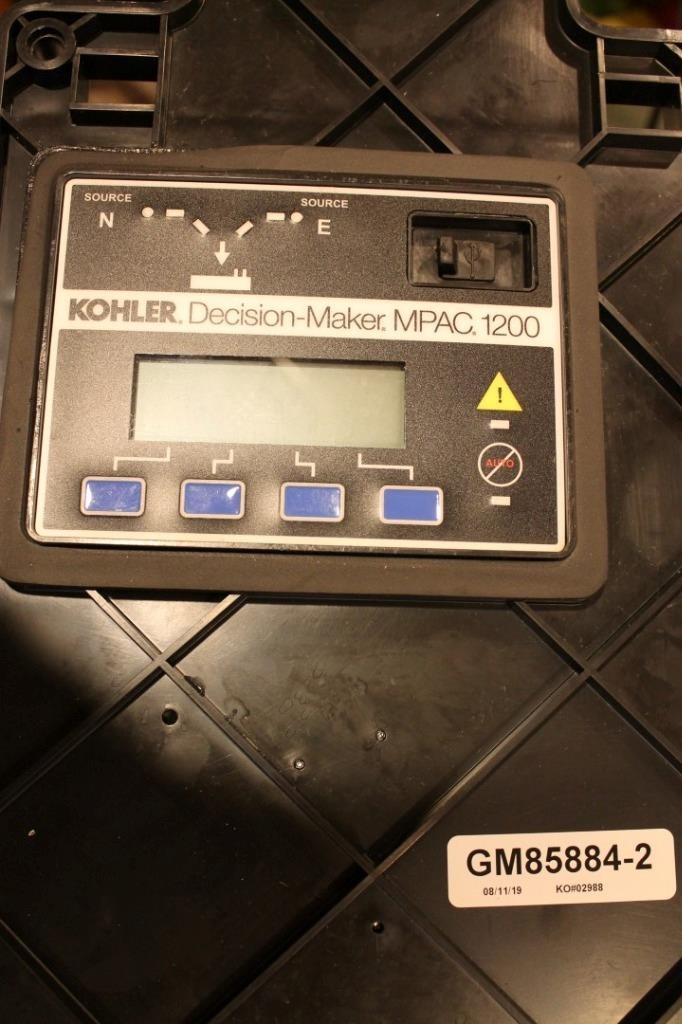 Kohler GM85884-2 Decision-Maker MPAC 1200 Automatic Transfer Switch Controller ^