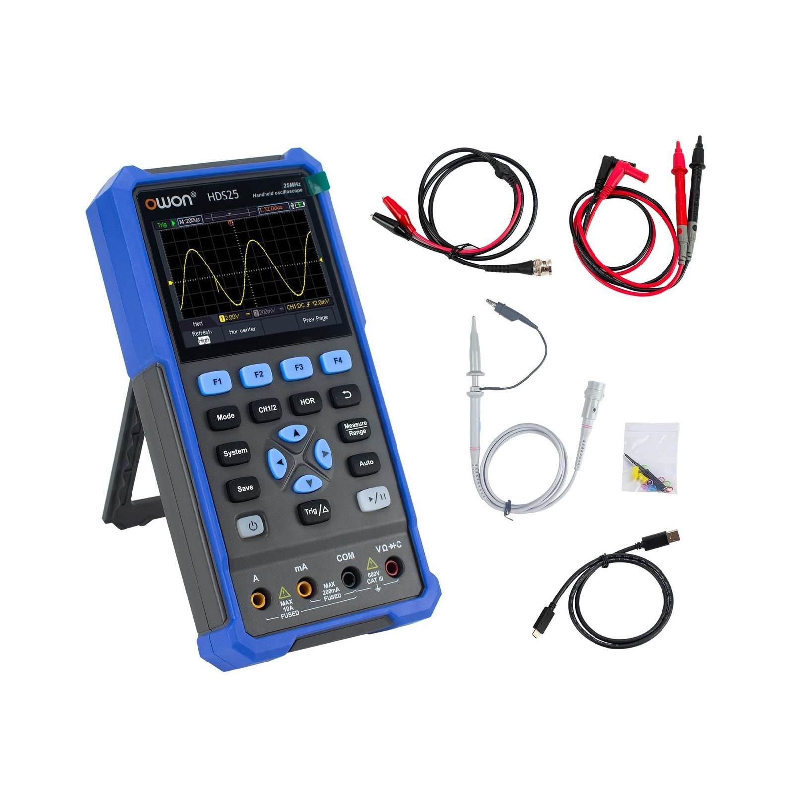 OWON Handheld Oscilloscope, Digital Multi Functional Oscillosco... Fast USA SHIP