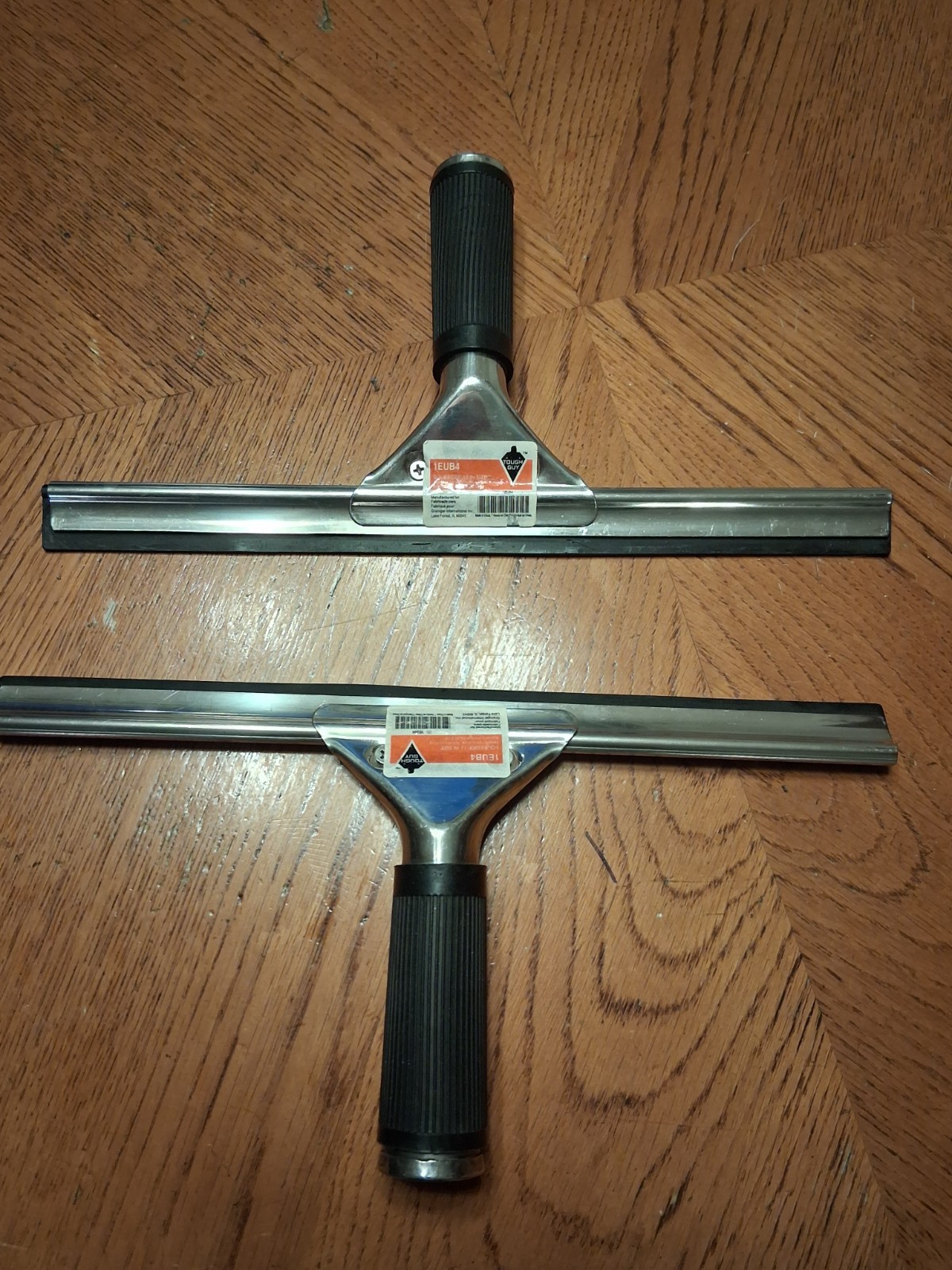 Two Brand New Tough Guy Granger  1EUB4 12" Black adj Squeegee