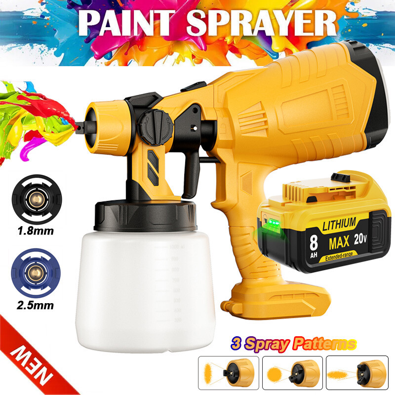 For DEWALT 20V Cordless Spray Gun Electric Paint Sprayer/20 Volt Battery DCB201