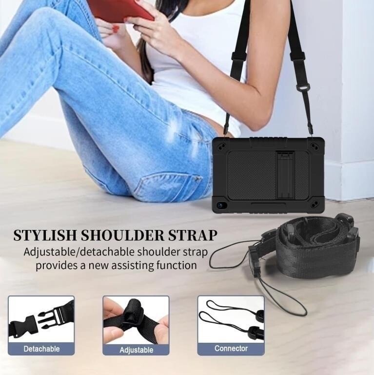 FIEWESEY Onn 10.1 Tablet Case Hybrid Shell