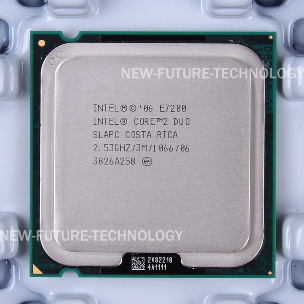 Intel Core 2 Duo E7200 2.53GHz 1066MHz 65W SLAPC SLB9W LGA 775 CPU Processor
