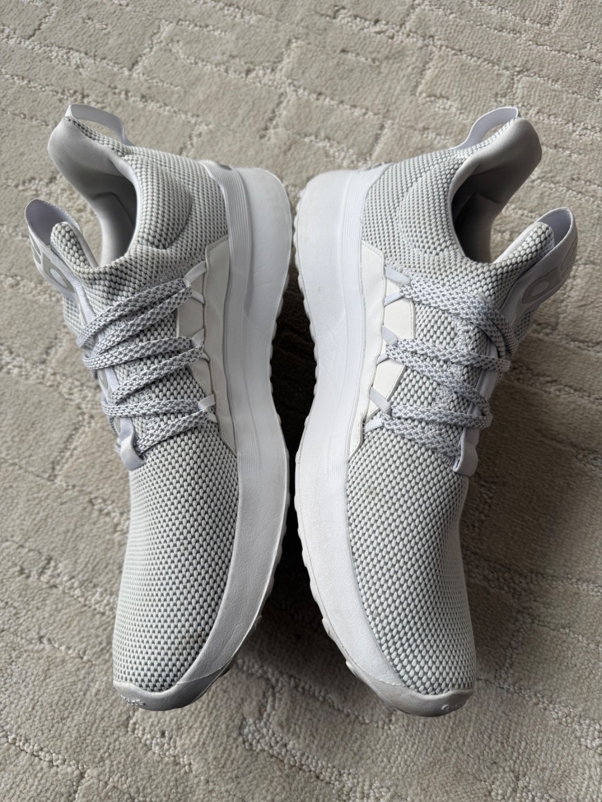 Men's Adidas Lite Racer Adapt 5.0 Athletic Shoes US 11White Grey