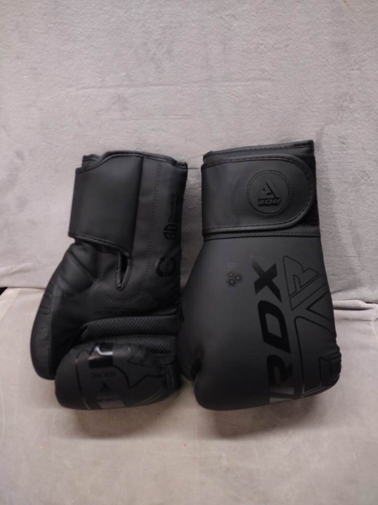 RDX Quadro Dome 3 Boxing Gloves Black 12 oz LOMA TECH Training Sparring Gear