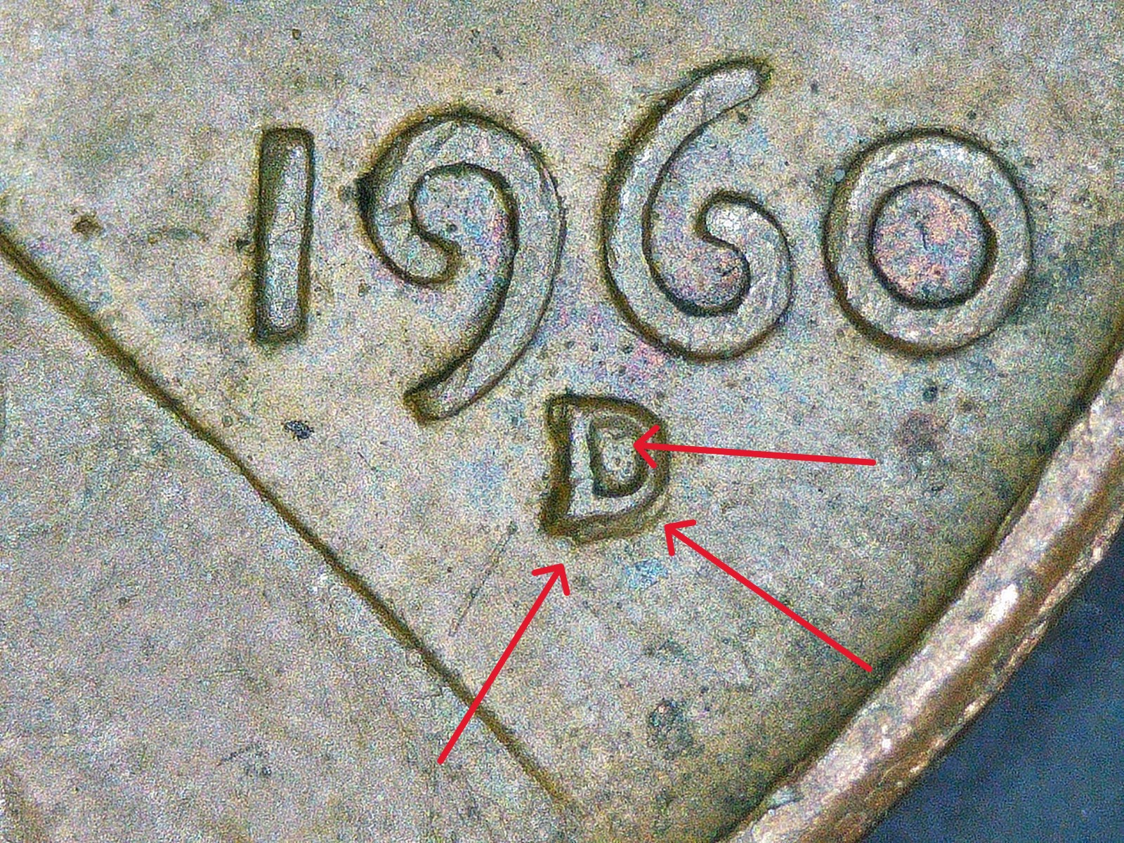 1960 RPM Penny Lot!! 5x RPM 1960-D Penny!! RPM-005/RPM-049/RPM-057/RPM-013
