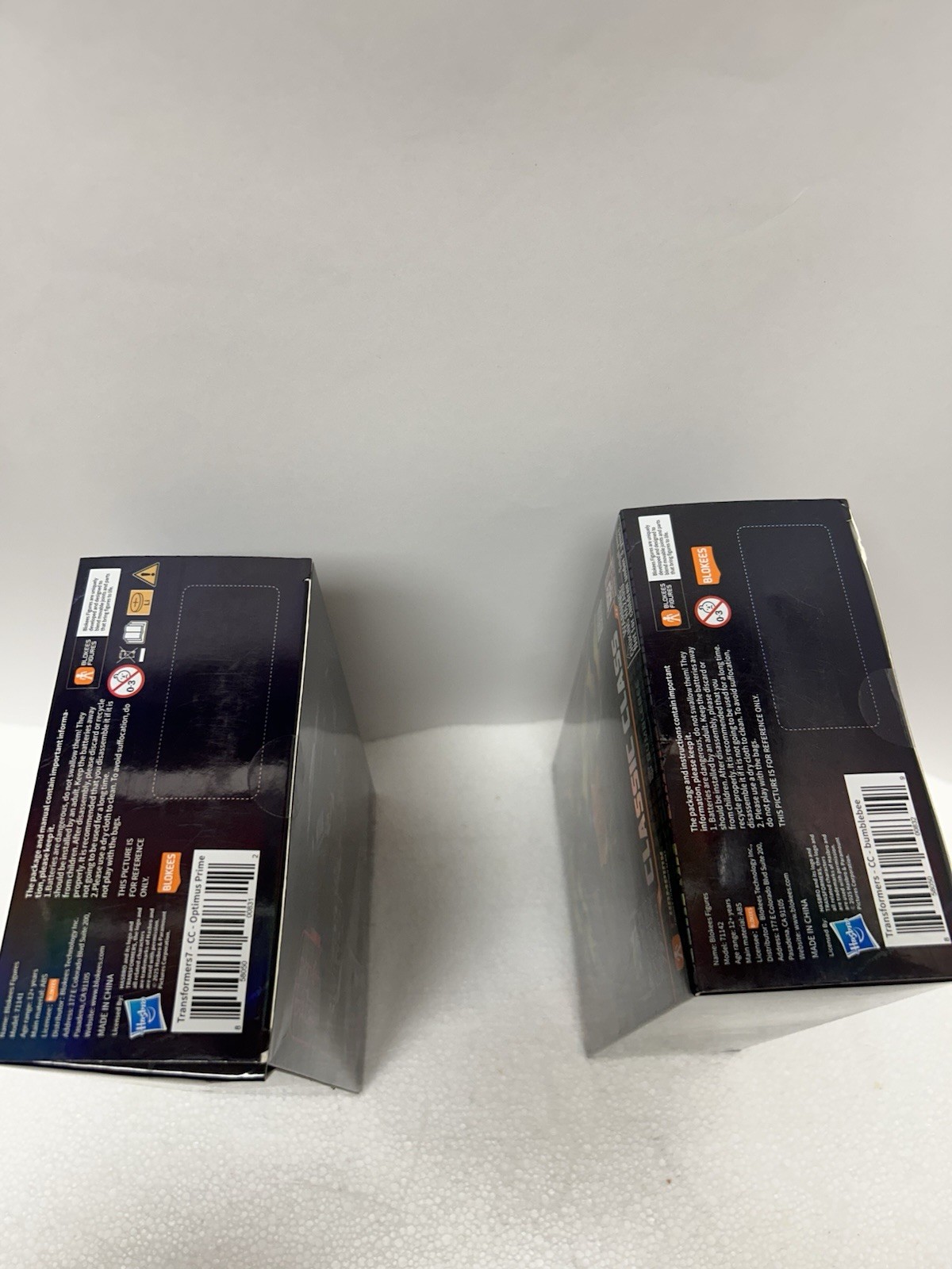 Blokees Transformers Classic Class OPTIMUS PRIME And BUMBLEBEE Model Kits NIB