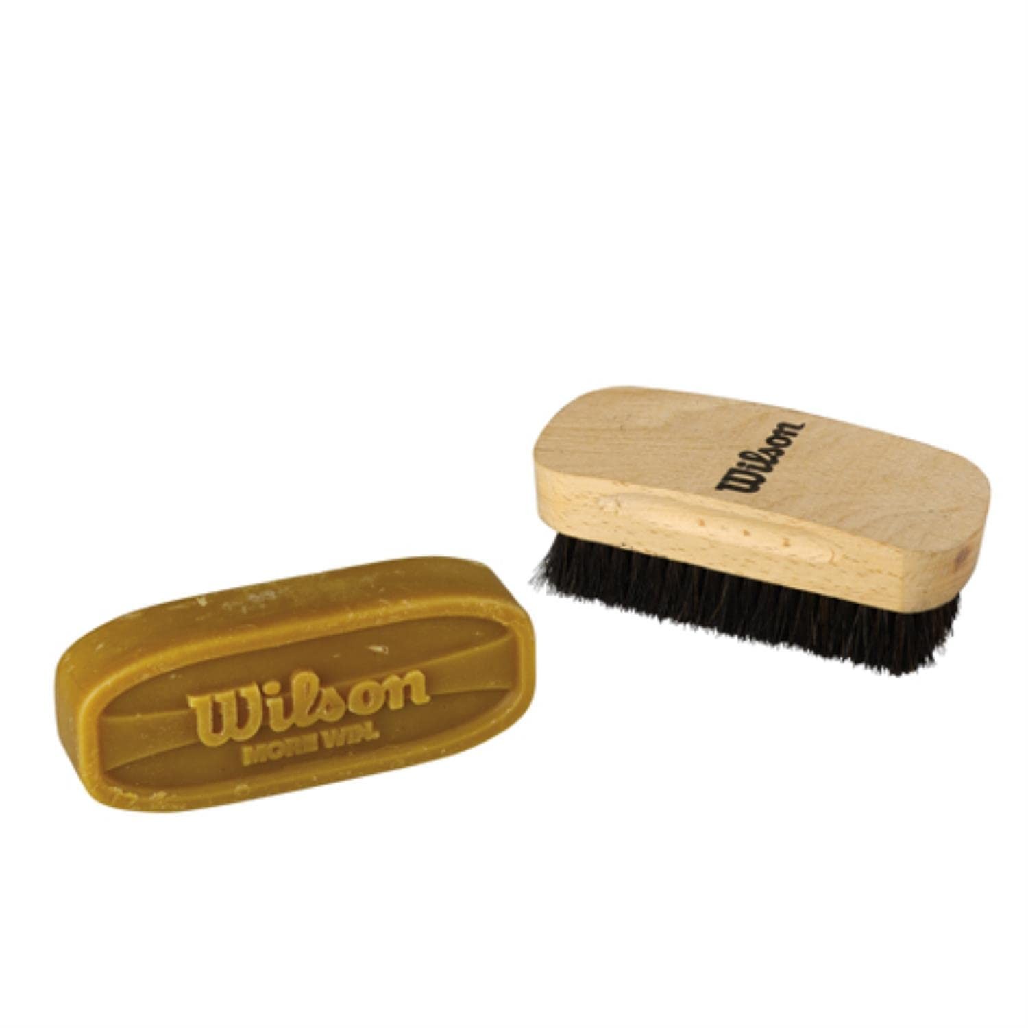 Wilson Football Prep Kit - Wax Bar and Brush 1 x 1 x 1, Brown