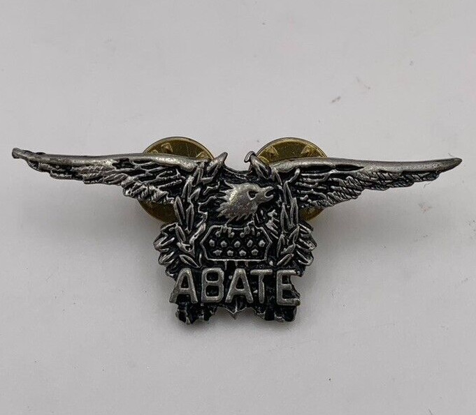 Vintage Flying Eagle Talons Silver tone Lapel Pin Tie Tack Button Badge Harley?