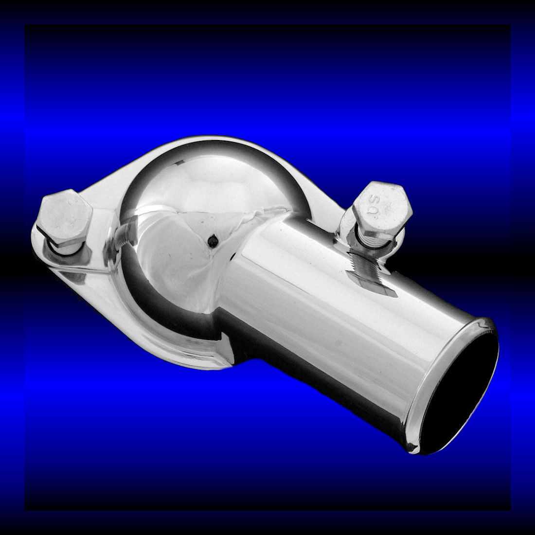 MCC521 Chrome Water Neck Fits Chevy 327 350 383 400 396 427 454 Chevrolet
