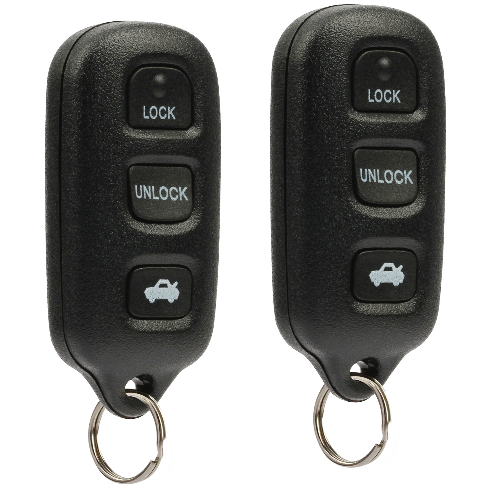 2 For 2002 2003 2004 2005 2006 Toyota Camry Car Remote Keyless Entry Key Fob