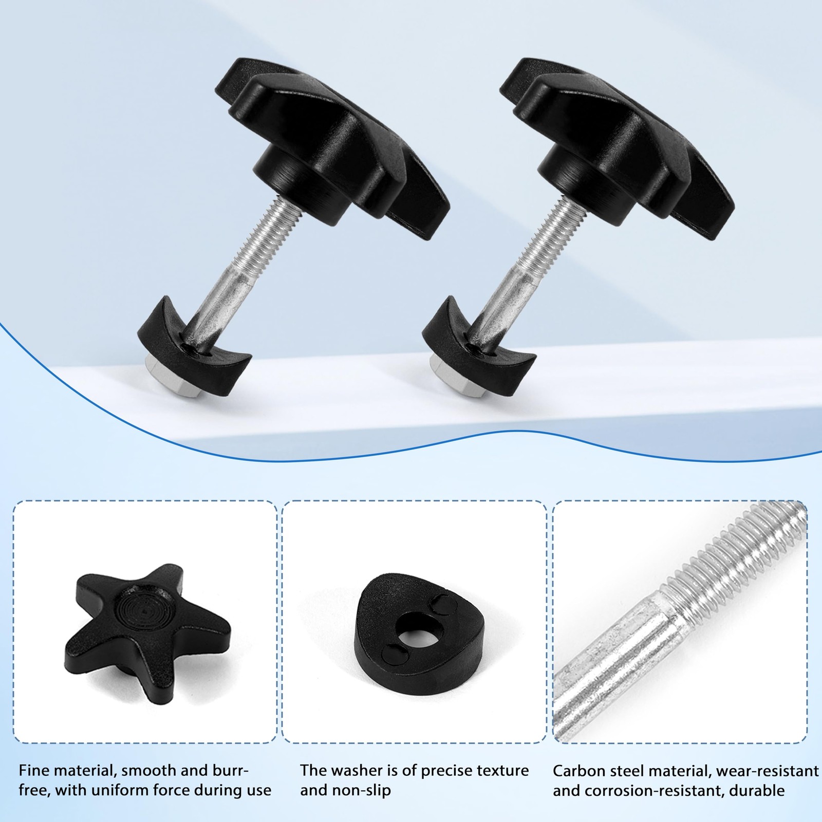 2 Sets Rollator Walker Replacement Partsï¼ŒComplete Walker Accessories Kit wi...