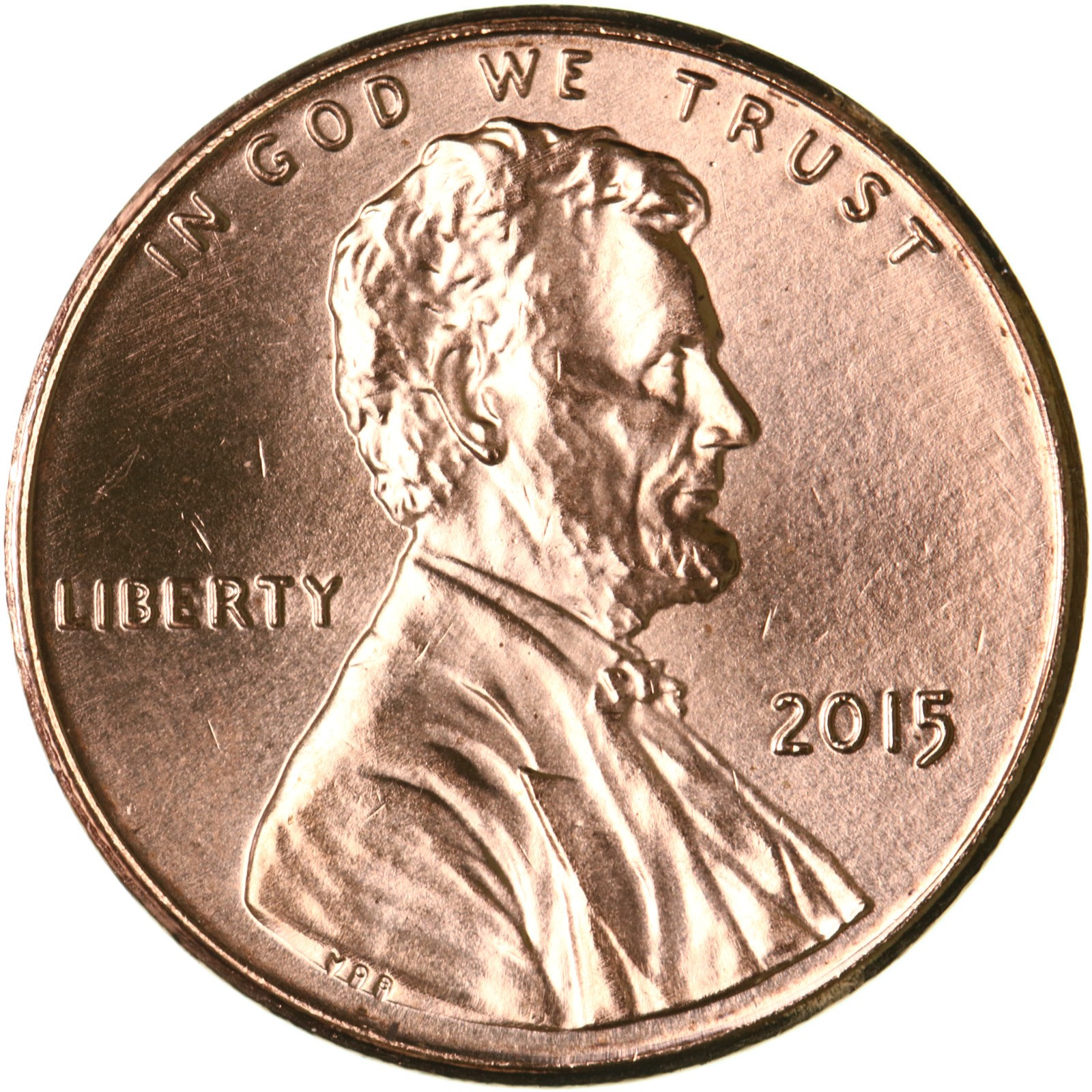 2015 P D Lincoln Shield Cent Brilliant Uncirculated 2 Coin Year Set