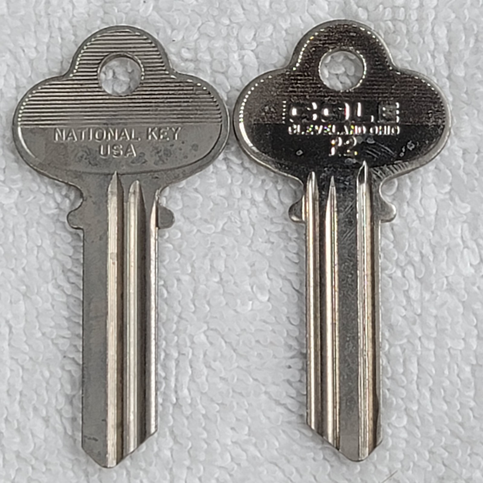 Cole P2 Key Blanks Lot of 2 New Old Stock