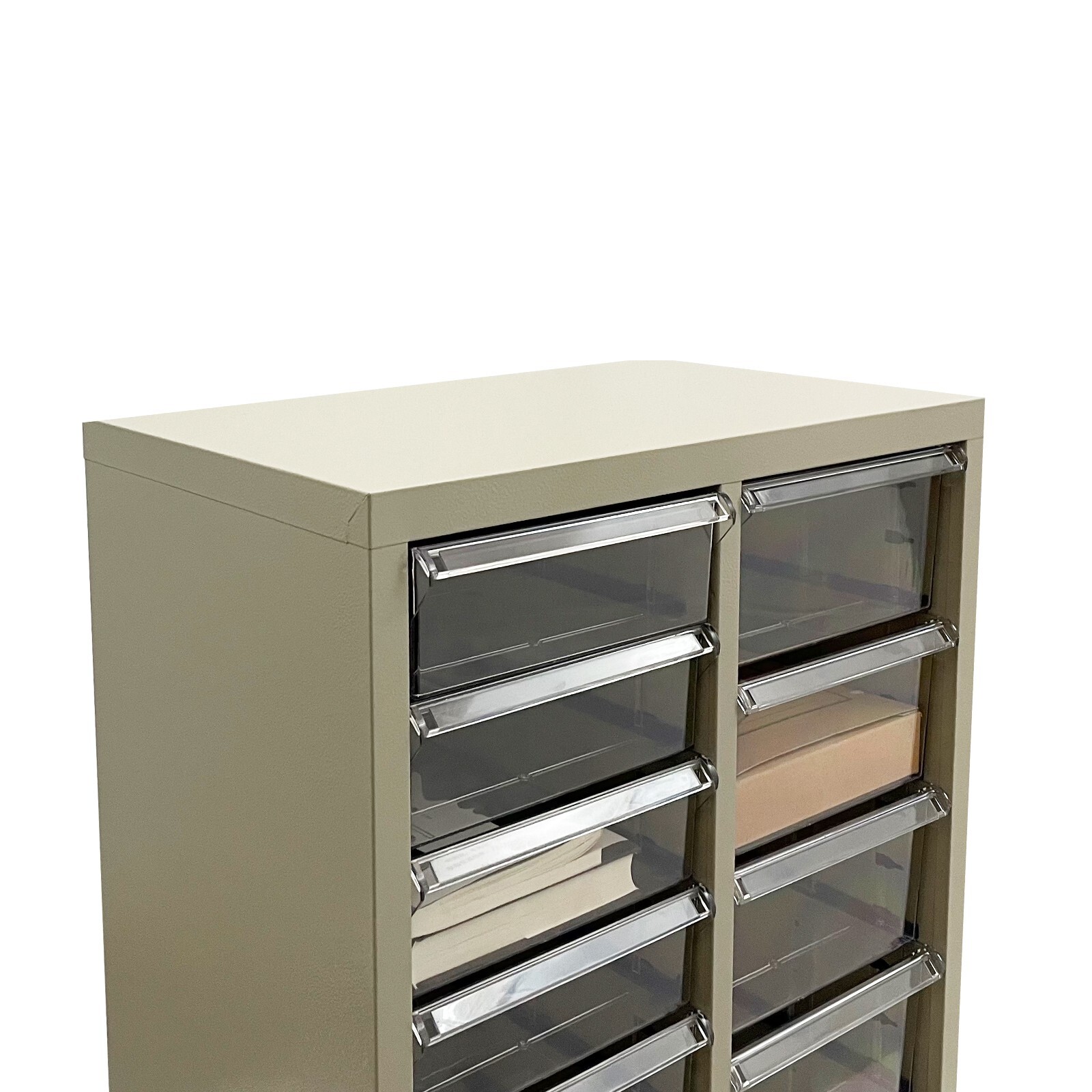 15 Drawers Vertical File Cabinet Office Storage Organizer Medium+Large Drawer
