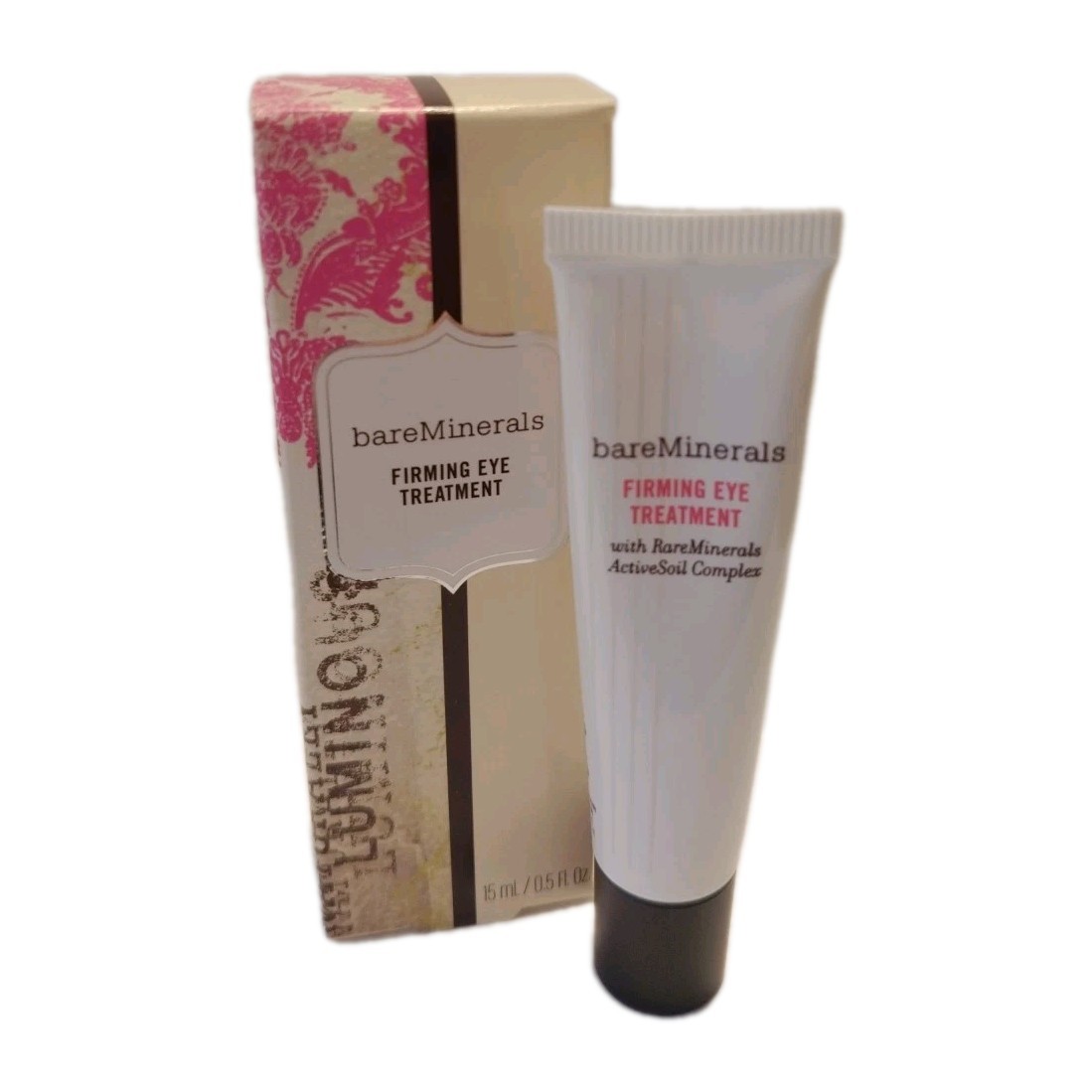 BareMinerals Firming Eye Treatment Cream Smoothing Day/Night NEW 0.5 oz