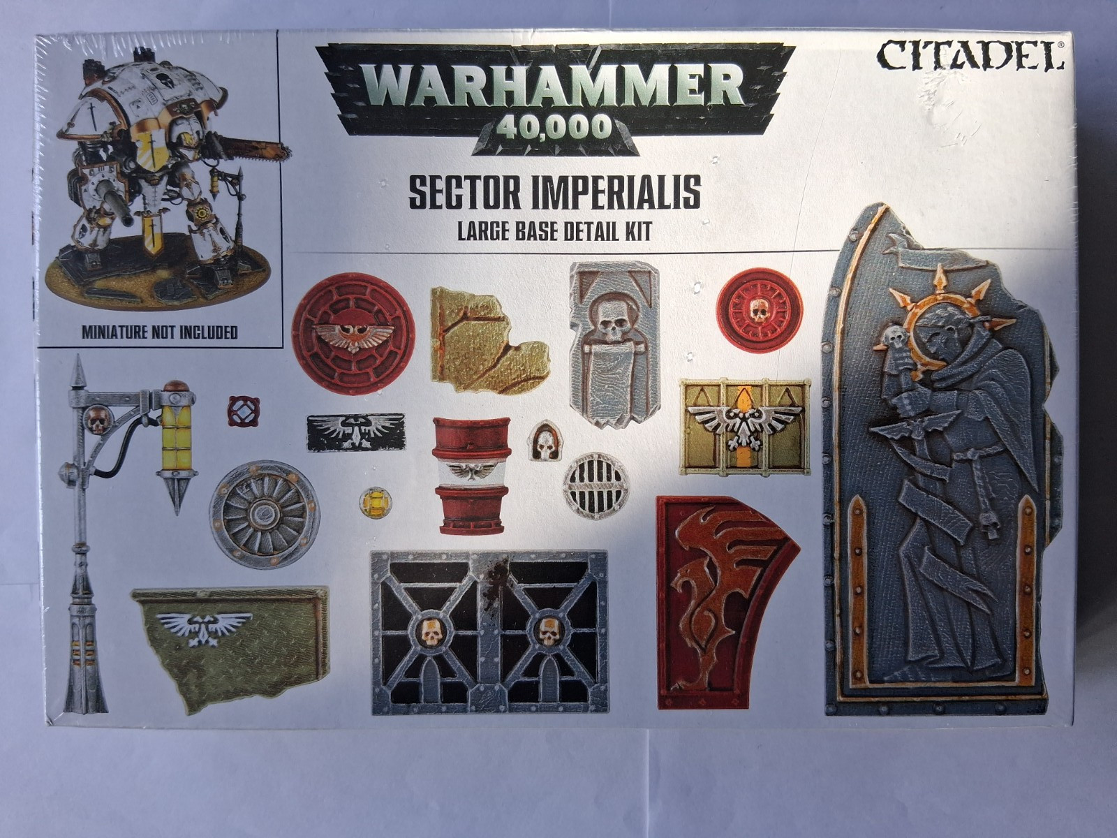 NEW SEALED Warhammer 40000 Sector Imperialis Large Base Detail Kit