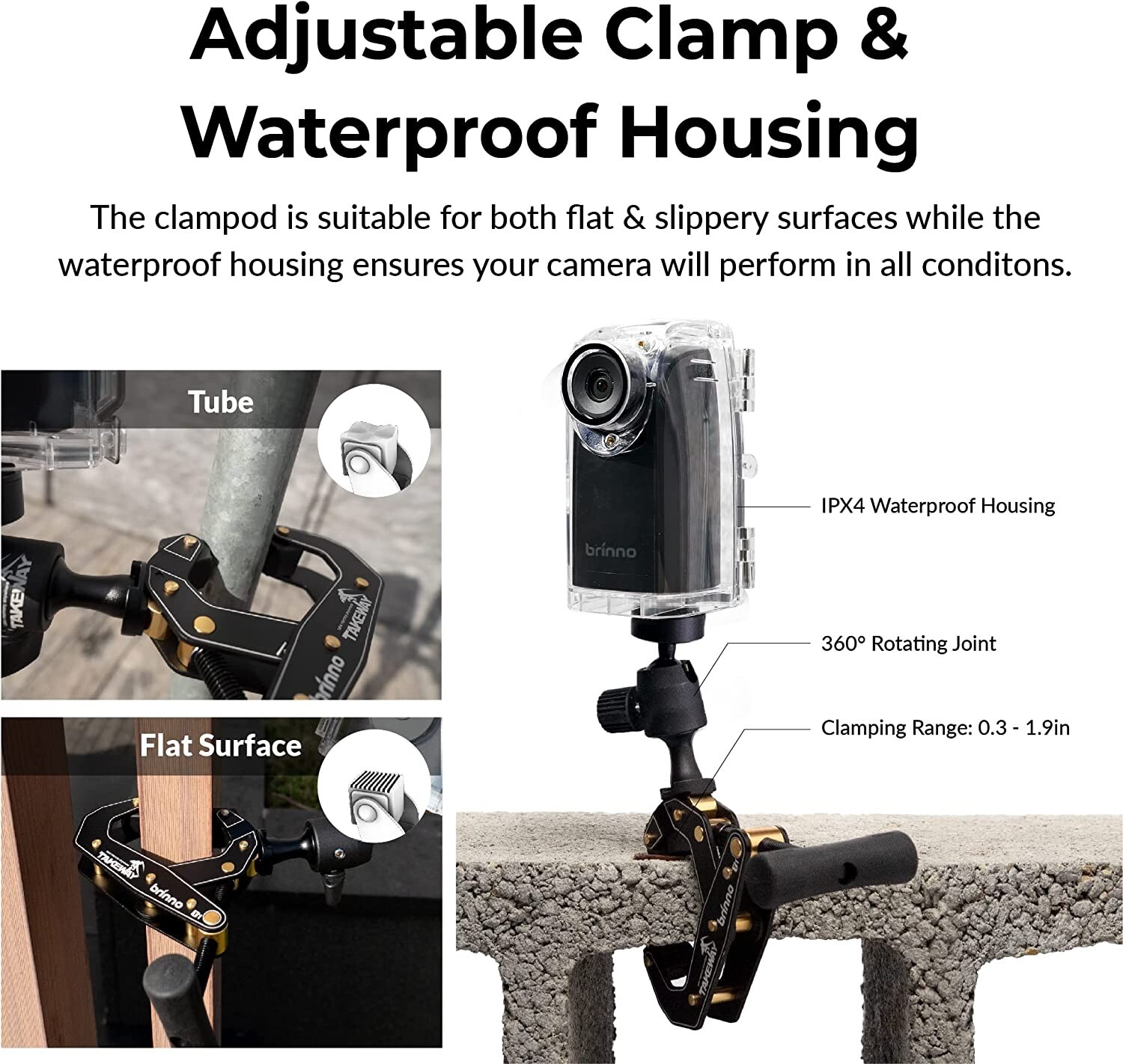 Brinno Time Lapse Camera BCC300-C Bundle, Timelapse Camera Outdoor Construction