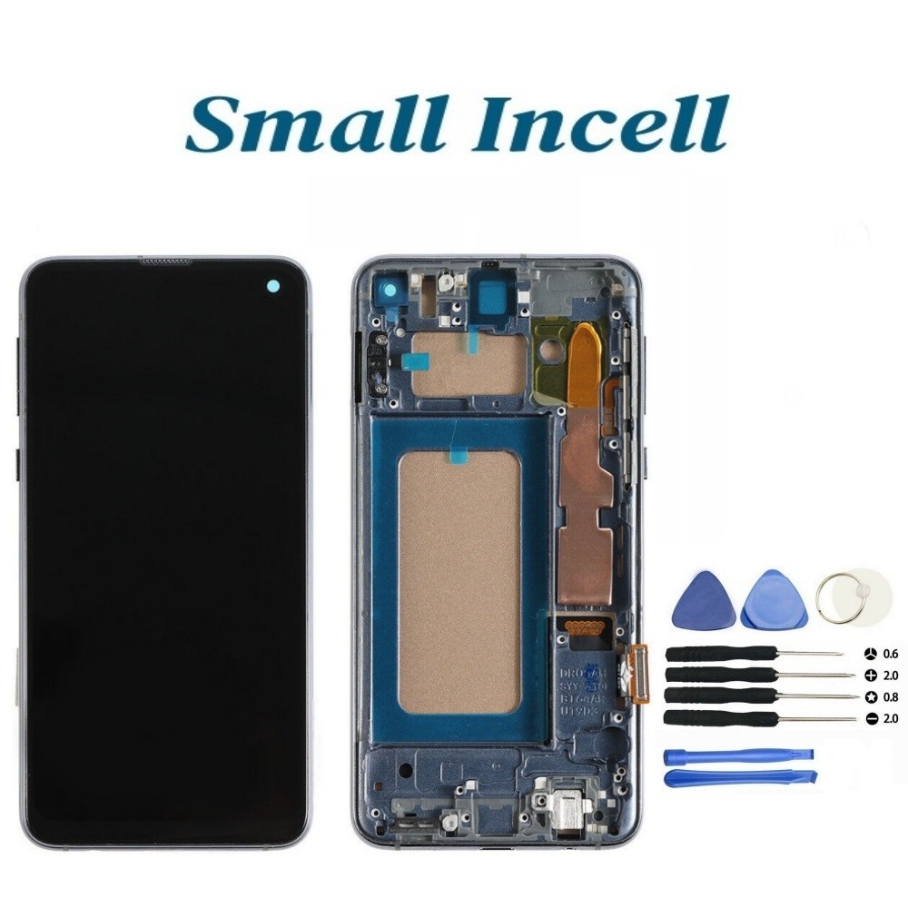 For Samsung Galaxy S10E SM-G970 Display LCD Touch Screen Digitizer Frame Tools