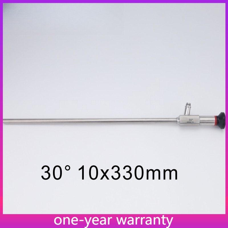 Medical Rigid Laparoscope 10mm 330mm 0/30 Degree, Laparoscopic Endoscope Lens