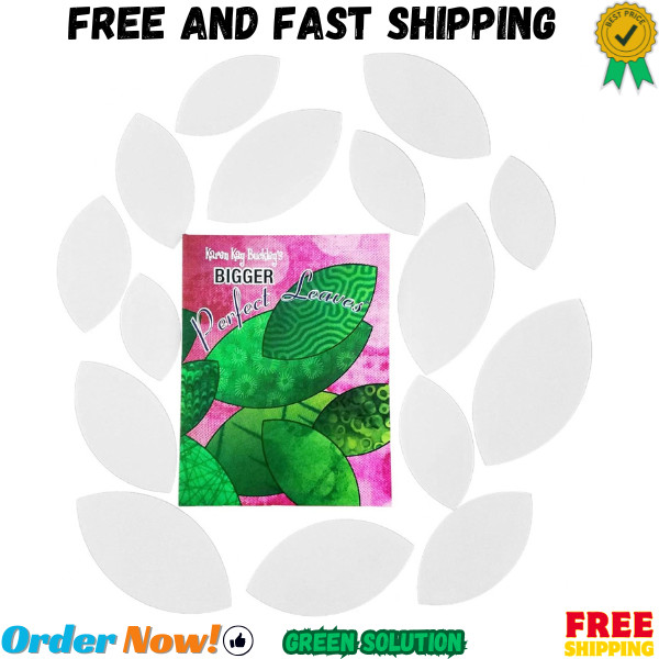 ® Bigger Perfect Leaves, Heat-Resistant Plastic Templates, 15 Sizes of Precision