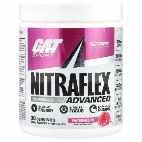 GAT Nitraflex Pre Workout 30 serving - Watermelon