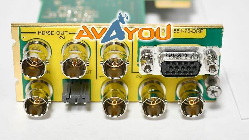 Miranda GV ADX-1881 Audio De-Embedder DEMUX for Densite 2 frame w/ 75 AES DRP