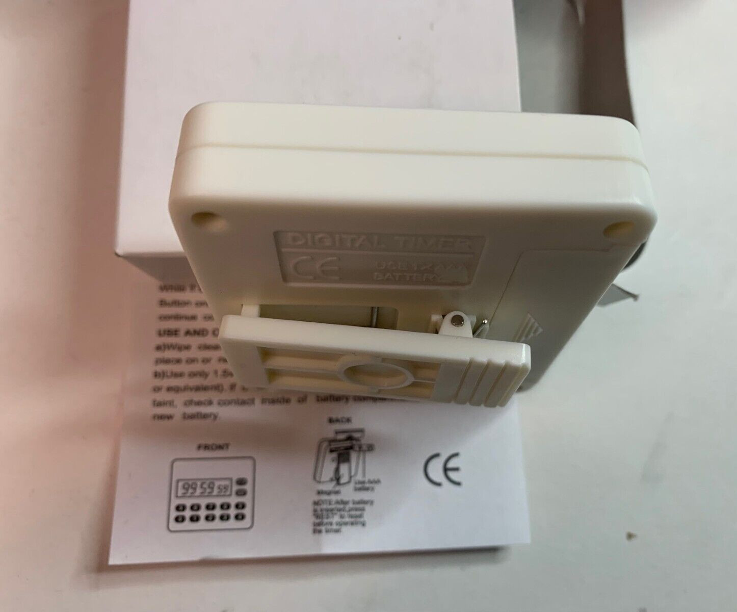 (2) Digital Timer Count Down / Count Up Timer Alarm Total of Two Timers