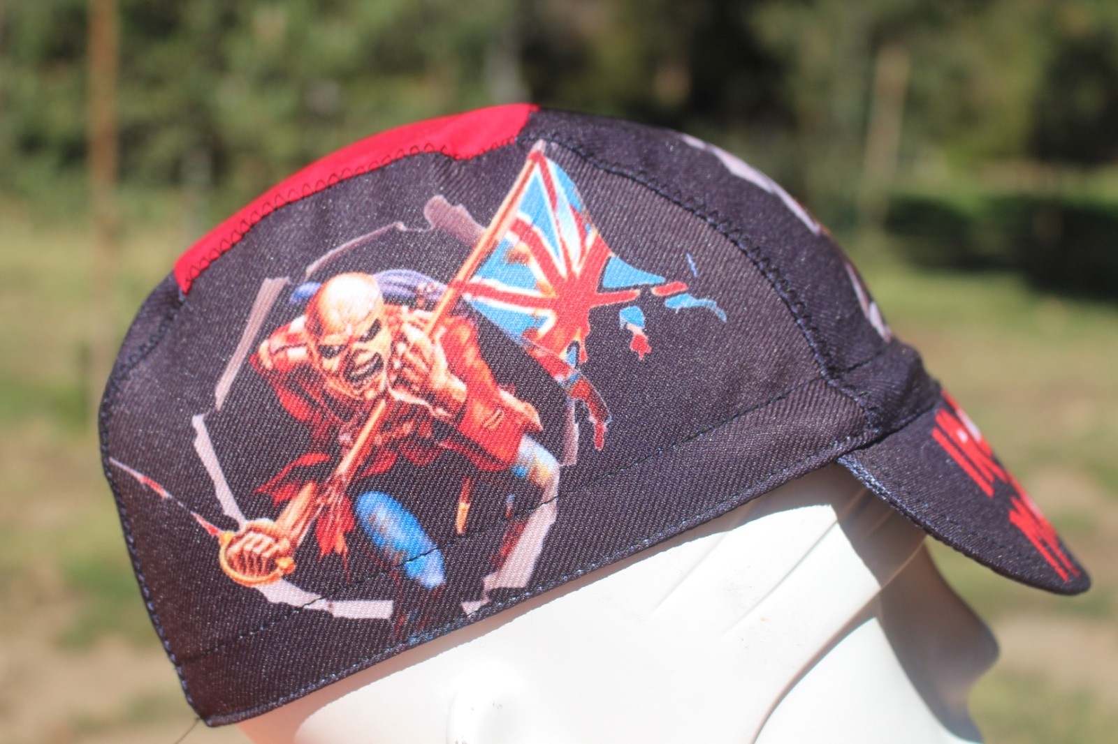 cycling caps I love the 80’s band handmade in USA