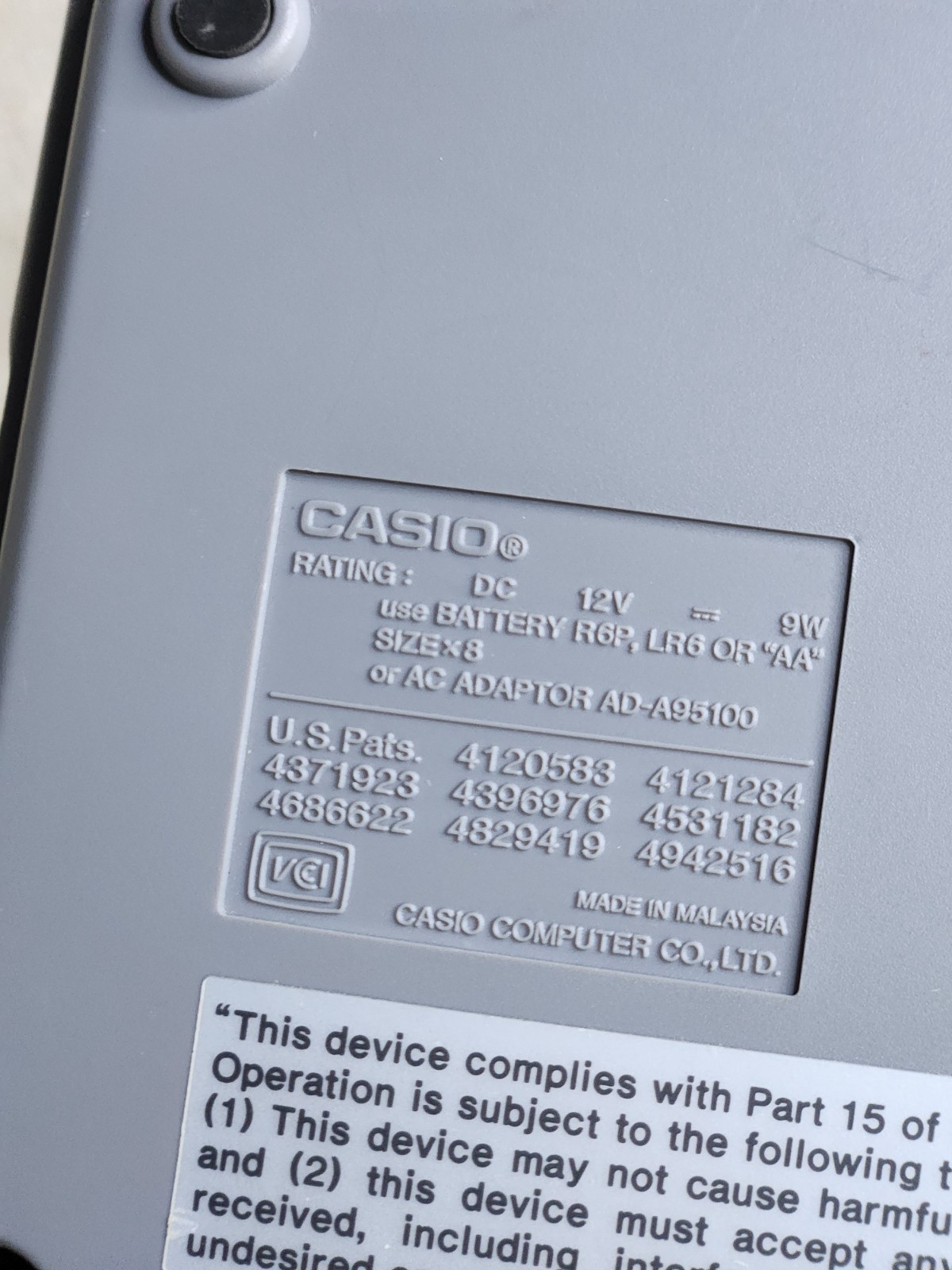 Casio KL-750 EZ-Label Printer Thermal Label Maker NOT Tested