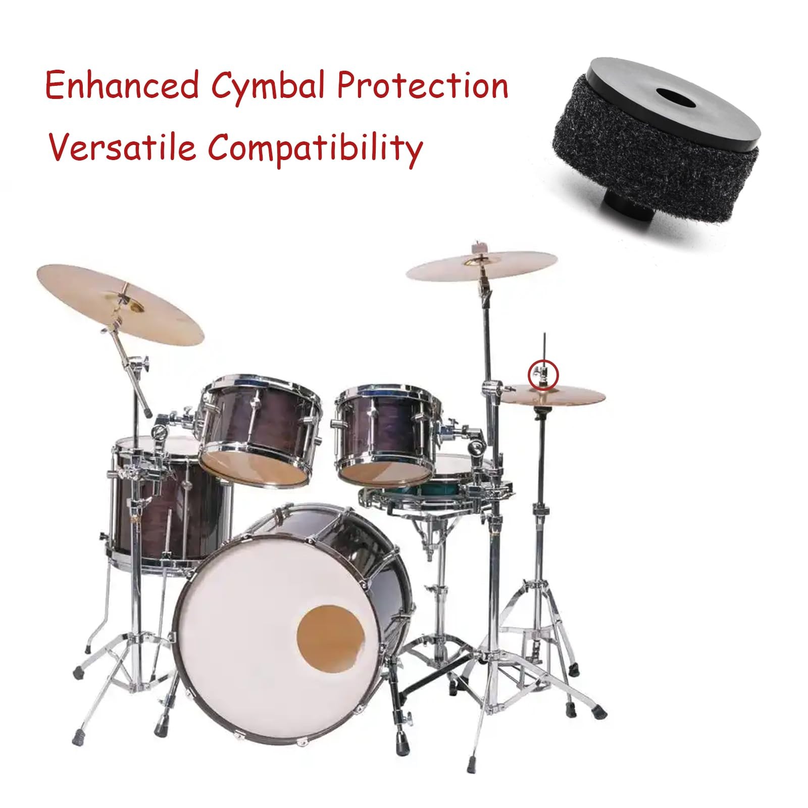 CashBeat Cymbal Felt Pads 10pk