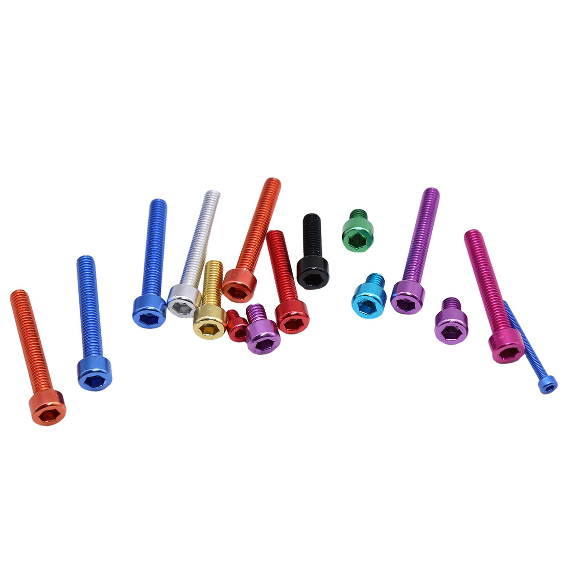 M6 Aluminium Alloy Hex Allen Key Cap Head Bolt DIY Anodised Socket Cap Screws