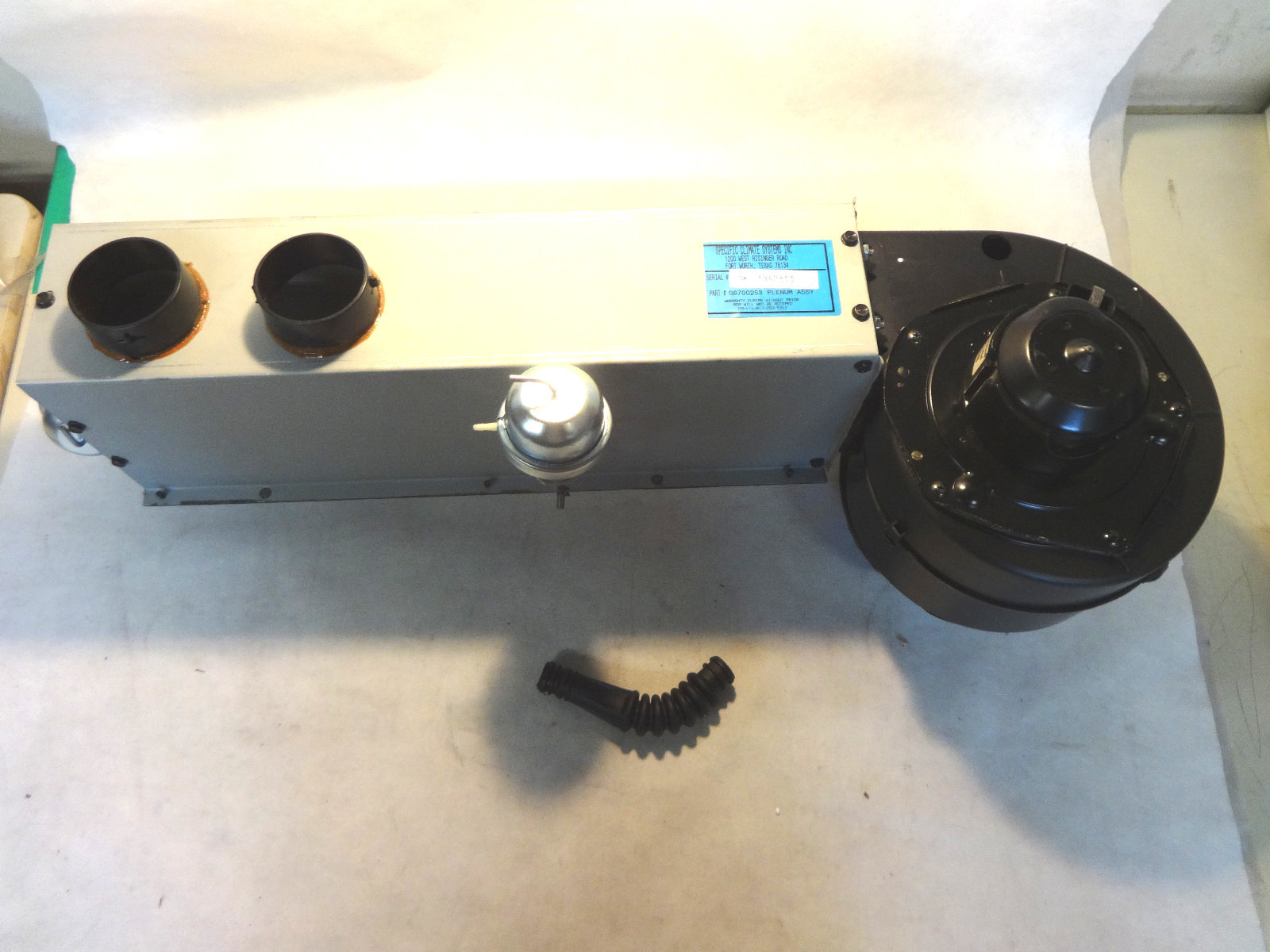 NEW SPECIFIC CLIMATE SYSTEM P/N 08700253 PLENUM ASSEMBLY