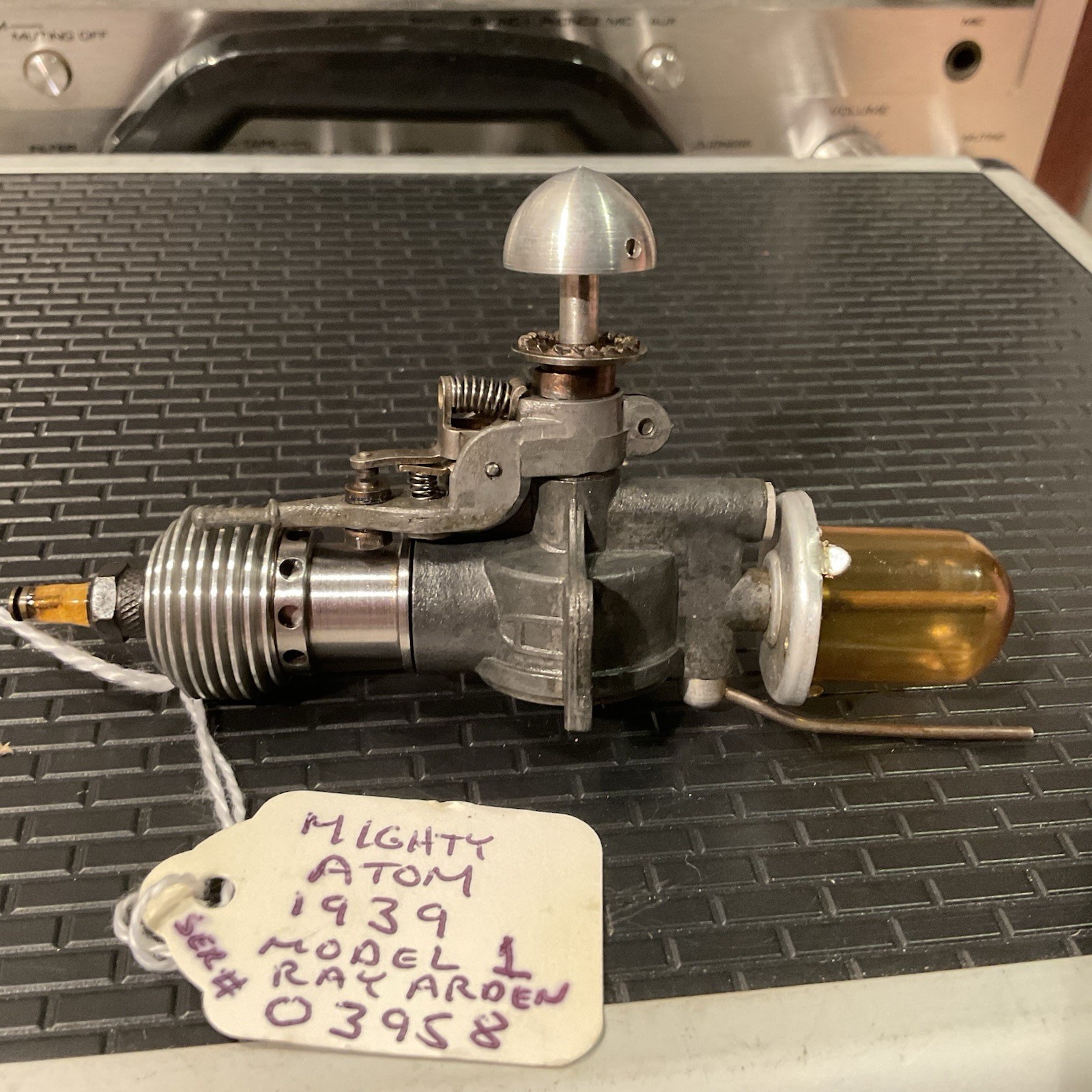 Microdyne Pre War Mighty Atom 098 ignition model engine Ray Arden Model 1