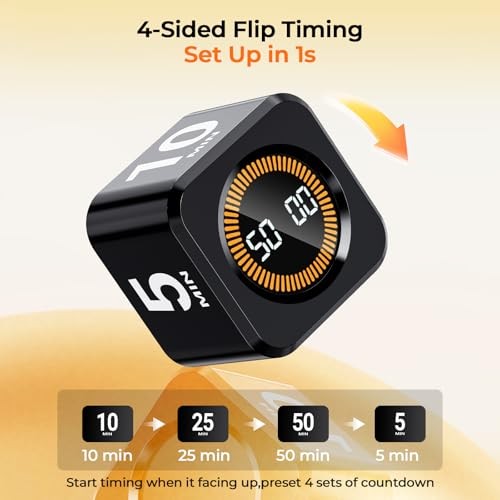 Pomodoro Timer, Small Gravity Timer, Visual Countdown 5 10 25 Visual Display