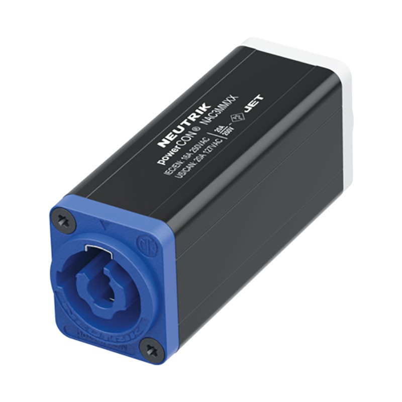 Neutrik NAC3MMXX PowerCON Coupler (NAC3MPXXA to NAC3MPXXB)