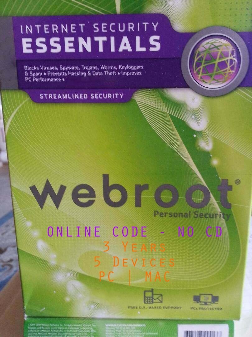 🔥 Webroot Antivirus 2026 | 3 Years 5 Devices | Instant Email Code (no CD)🔥