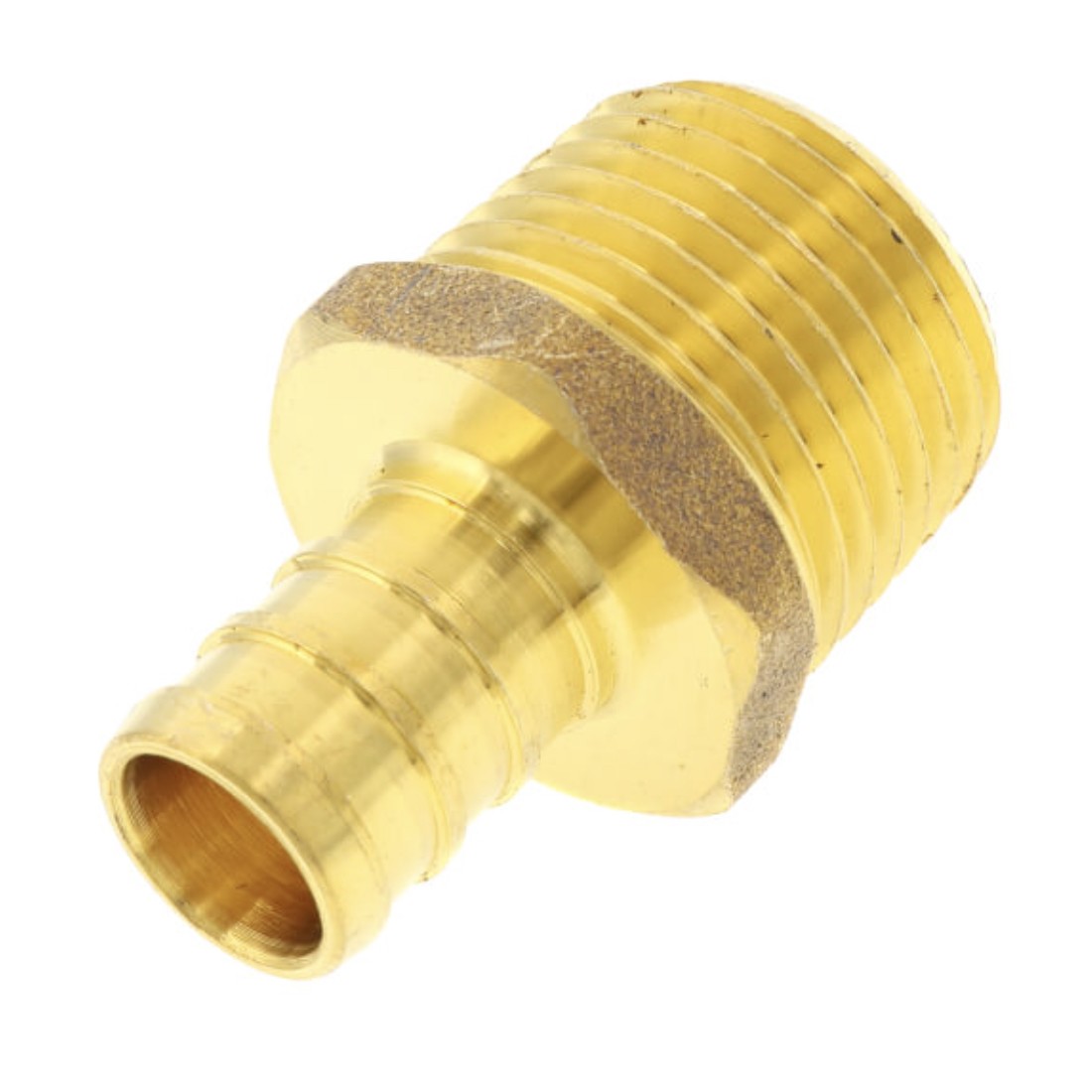 Drip Depot Brass PEX-B Barb x MPT Adapter