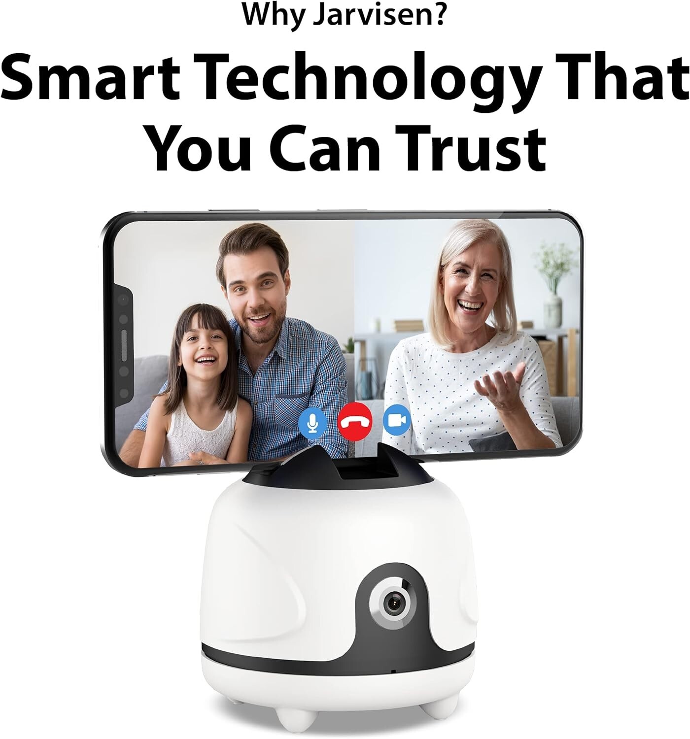 Auto Face Tracking Tripod Holder 360° Rotation Face Body Phone Camera Mounted