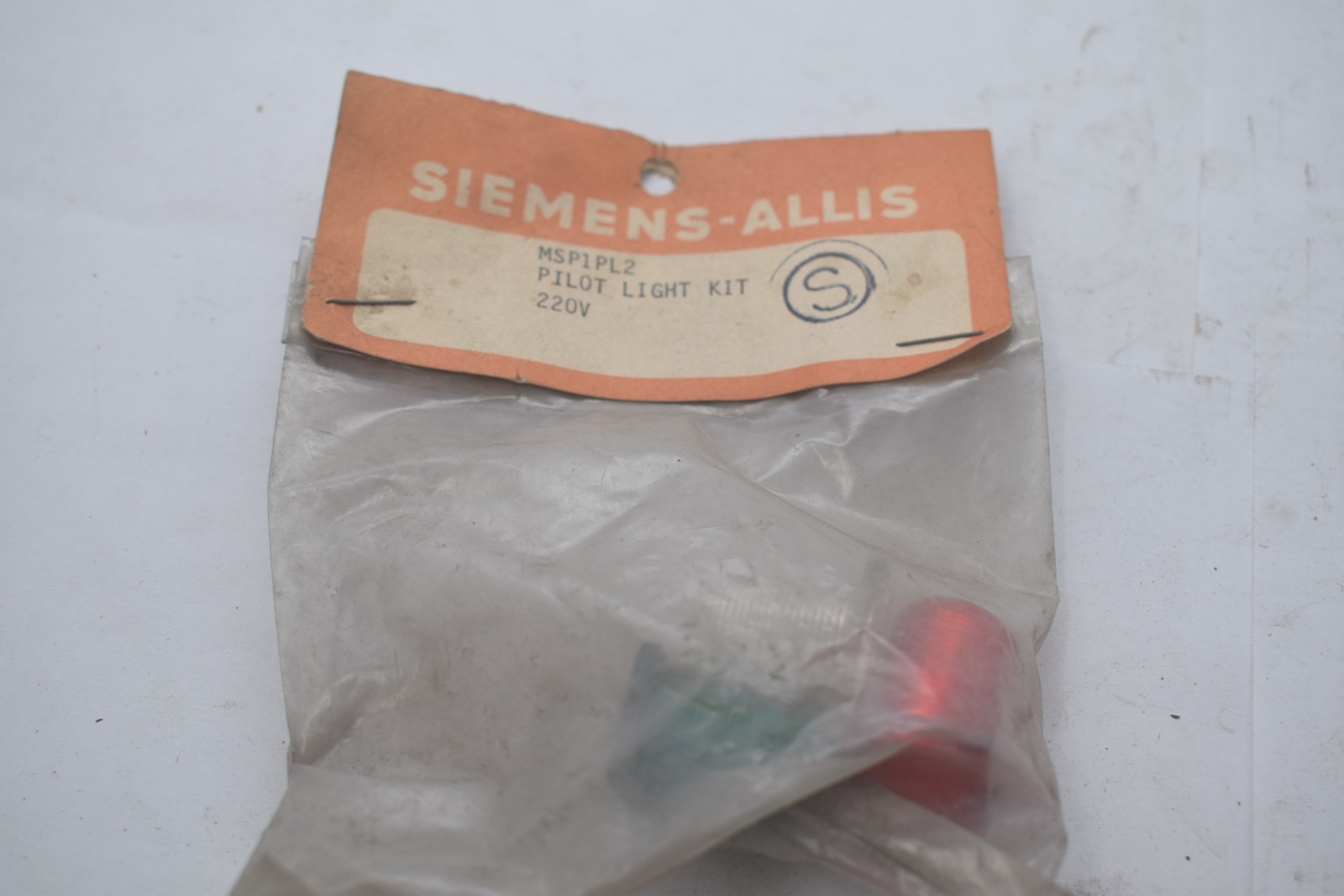 NEW Siemens Allis Chalmers MSP1PL2 Pilot Light kit 220V