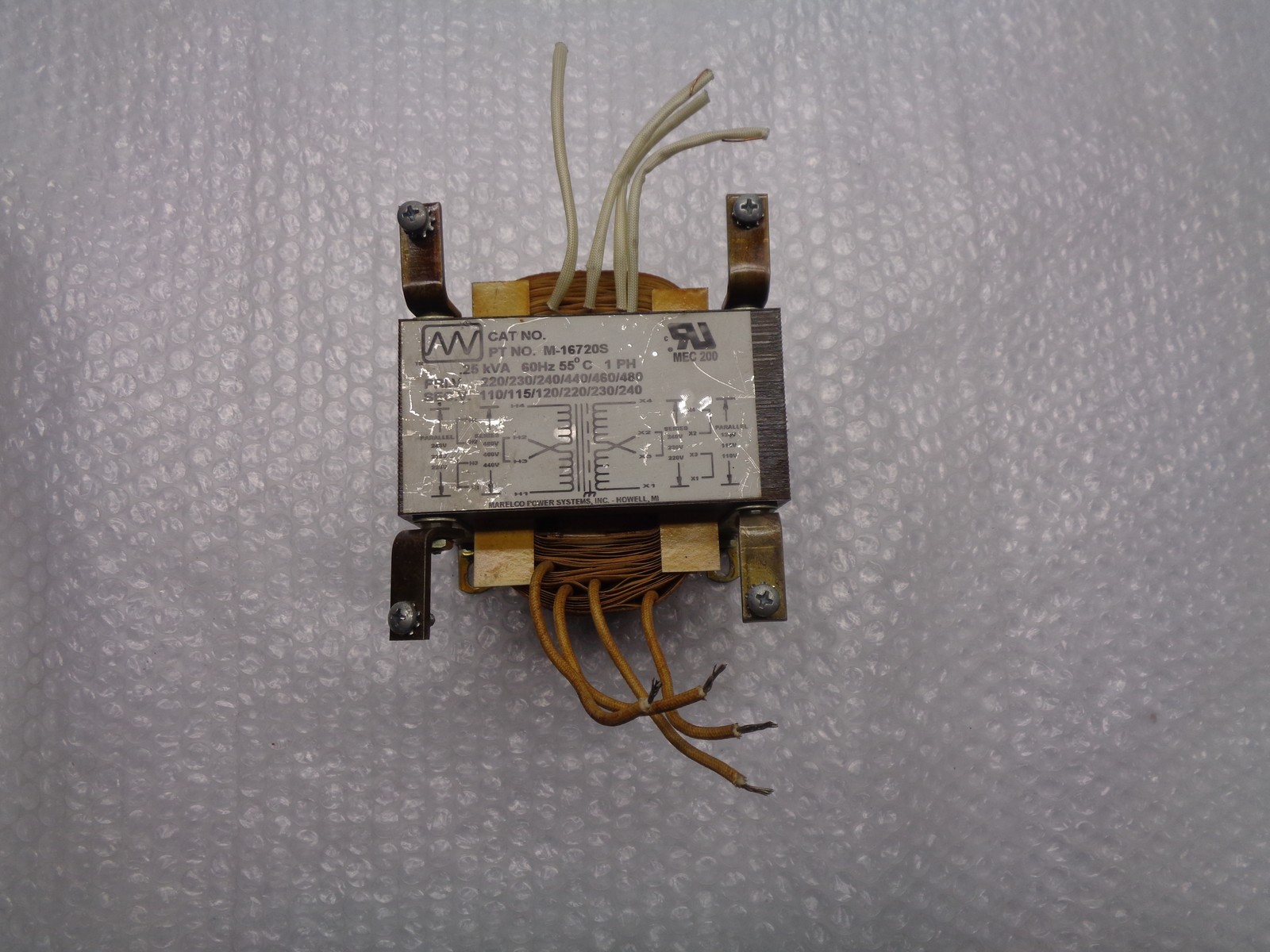 MARELCO POWER SYSTEMS M-16720S TRANSFORMER NSNP