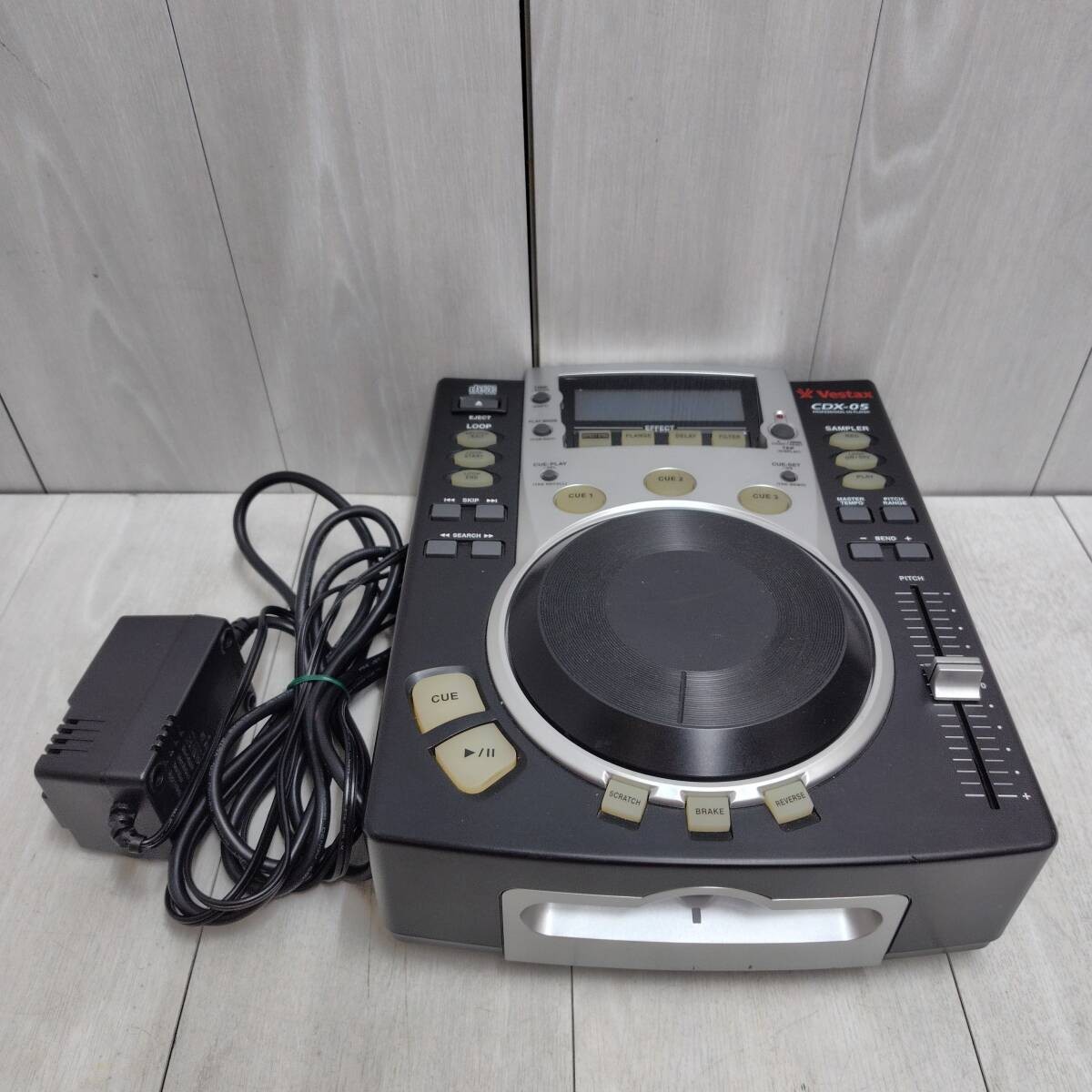 Vestax CDX-05 Professional CD Player DJ Equipment Tested Working Vintage Japan