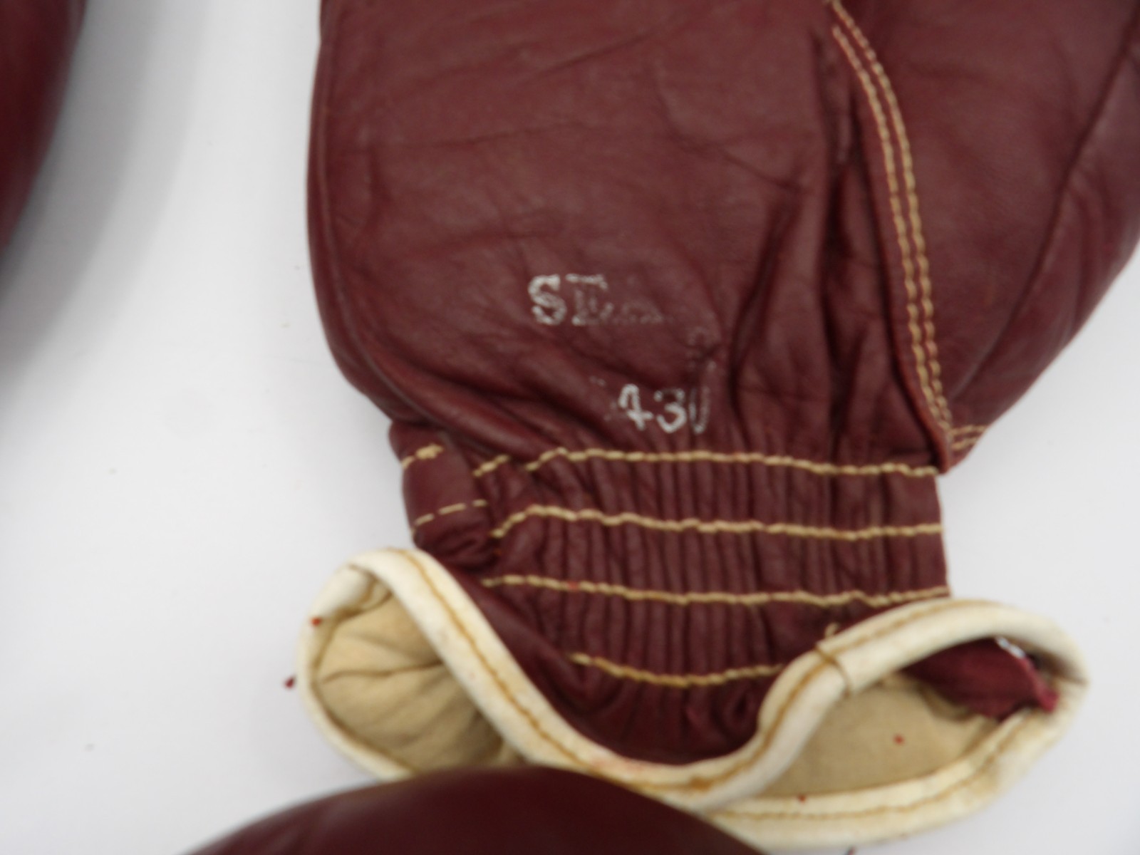 Two pair Childrens Leather Boxing Gloves Sears Label