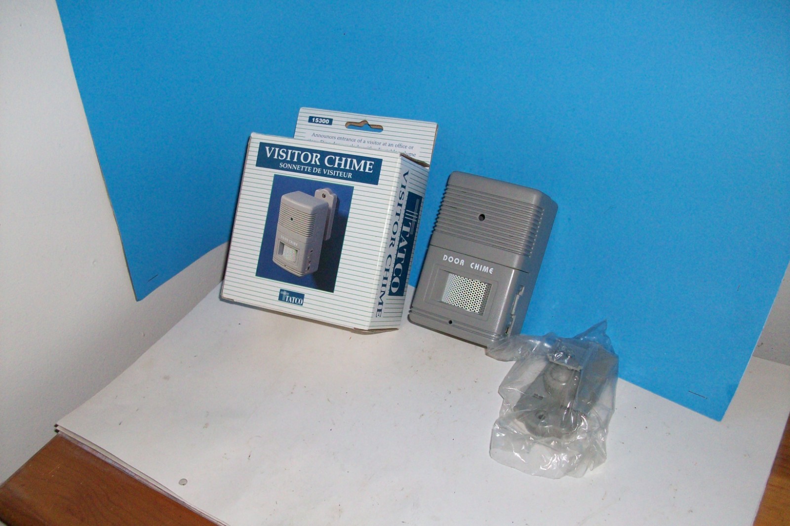 VISITOR CHIME UNIT TATCO 15300 UNUSED DING DONG MELODY WITH VOLUME CONTROL