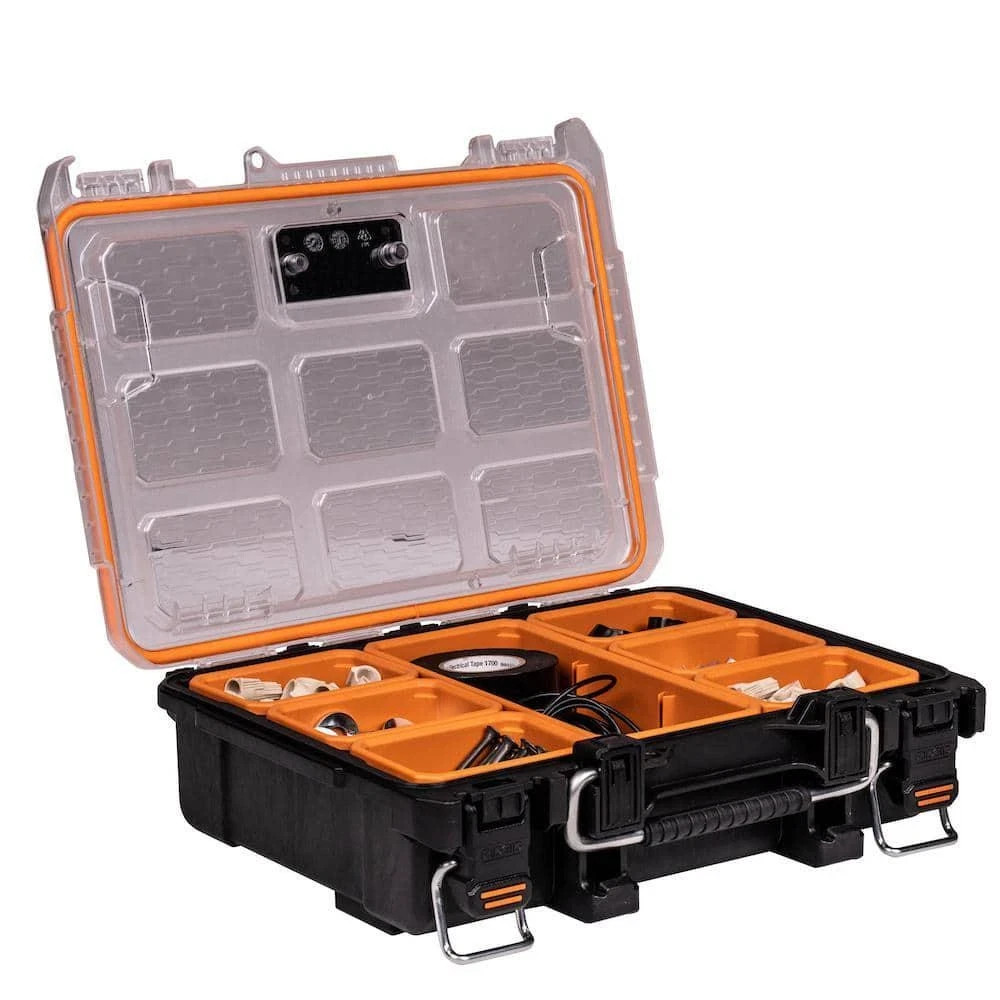 RIDGID Pro Gear Tool Organizer Gen 2.0 Small Parts Storage IP65 Durable Black