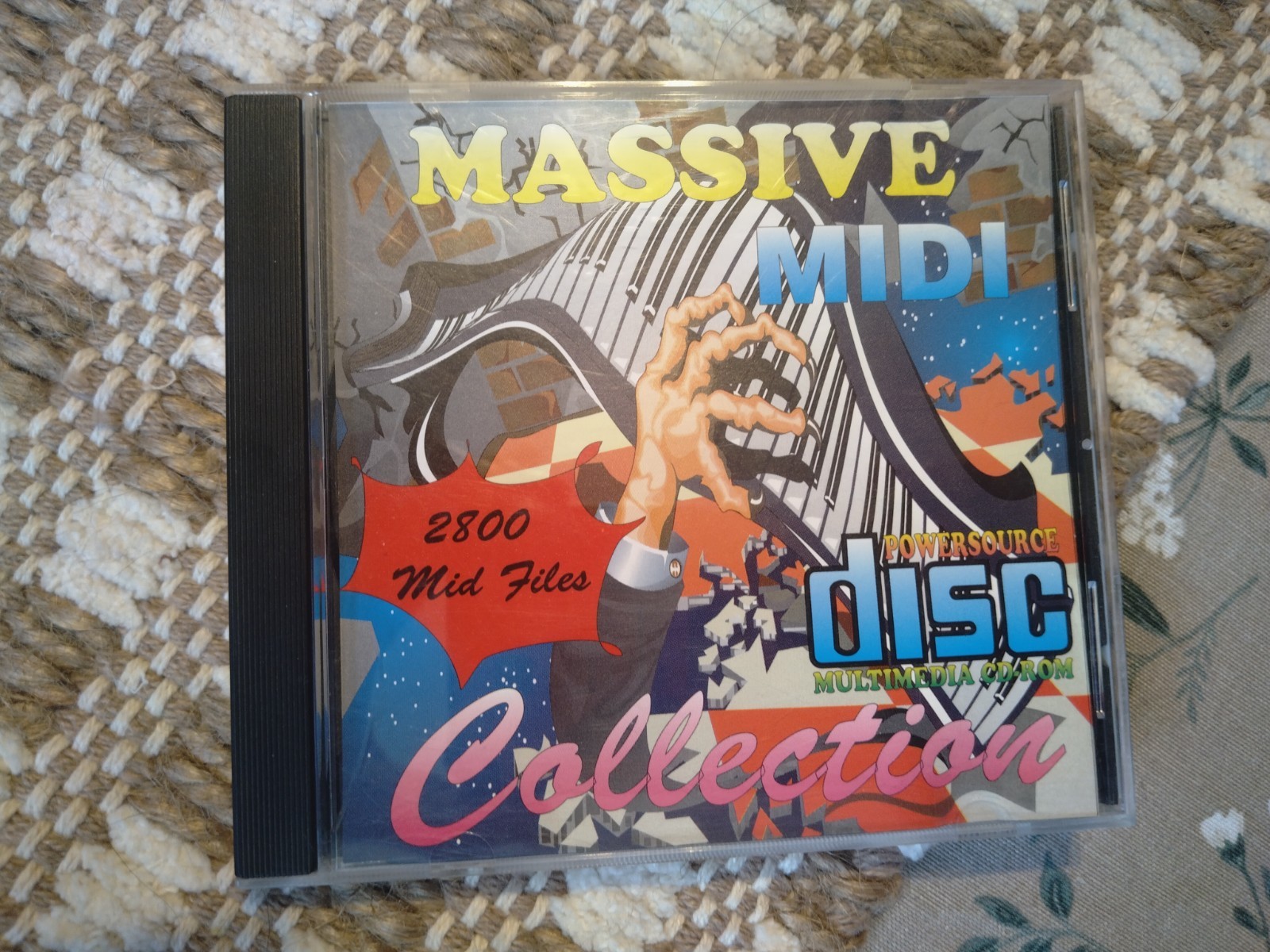 Massive MIDI Collection PC CD-ROM 2800 MIDI Files Music Software Vintage Win