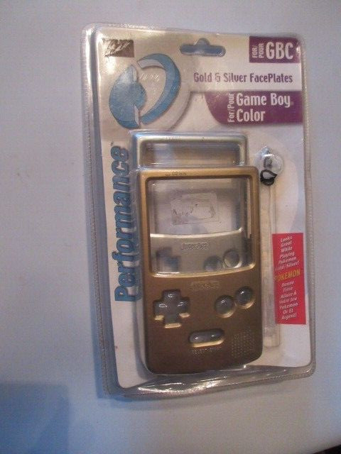 Game Boy coloe Gold & Silver face plates
