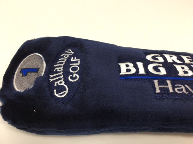 NEW Callaway Golf Club GREAT Big Bertha HAWK EYE NAVY PLUSH # 1 Headcover
