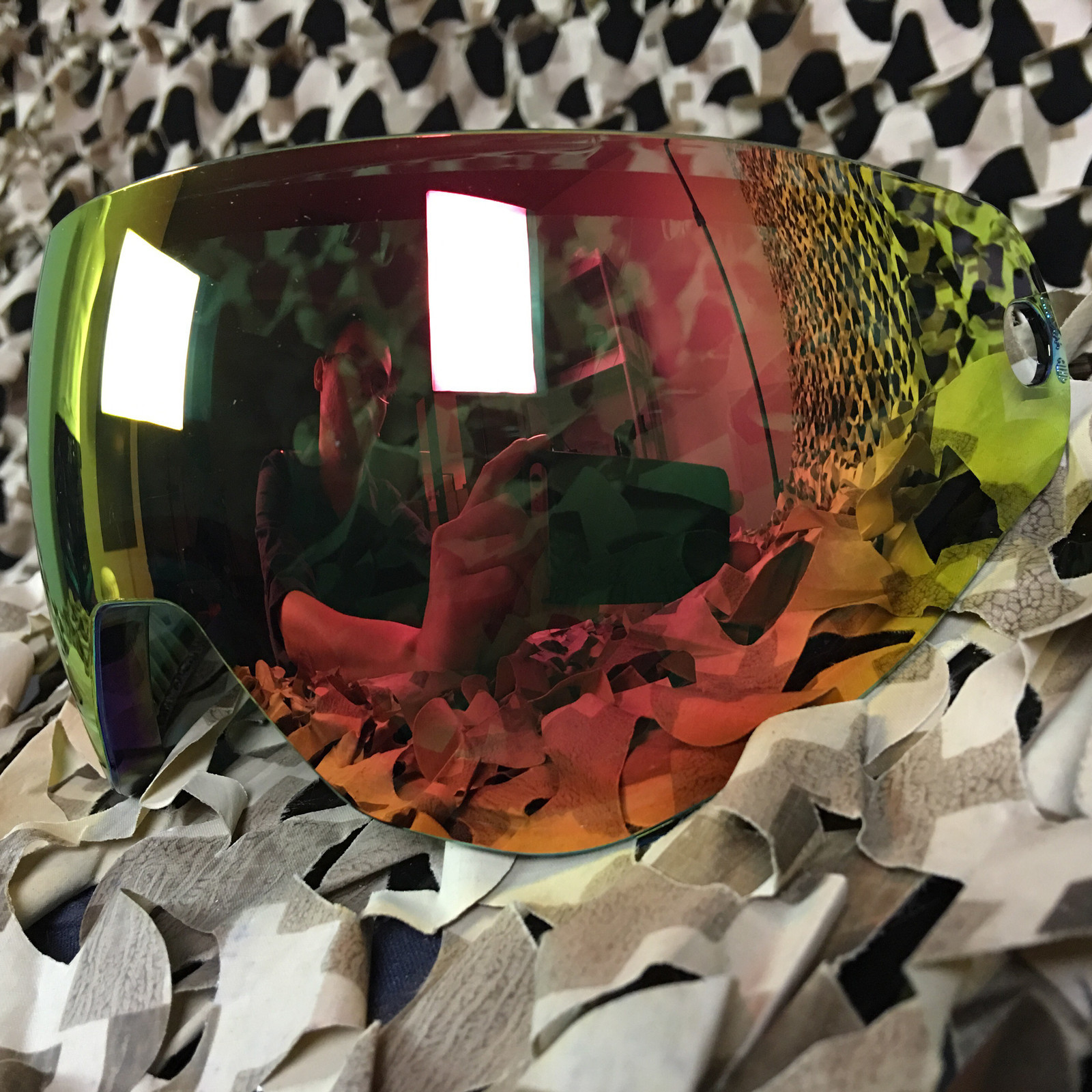 NEW HK Army KLR Dual Pane Anti-Fog Thermal Mask Goggle Lens - Scorch Red