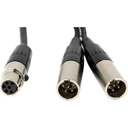 Lectrosonics MCTA6TA5M2 Dual TA5M to TA6F Mic-/Line-Level Cable (for DCHT)