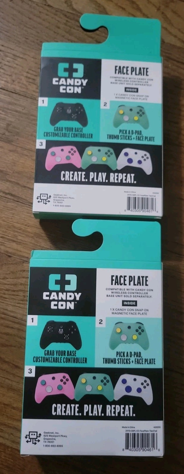 Candy Con Tiarra Teal Face Plates (2)